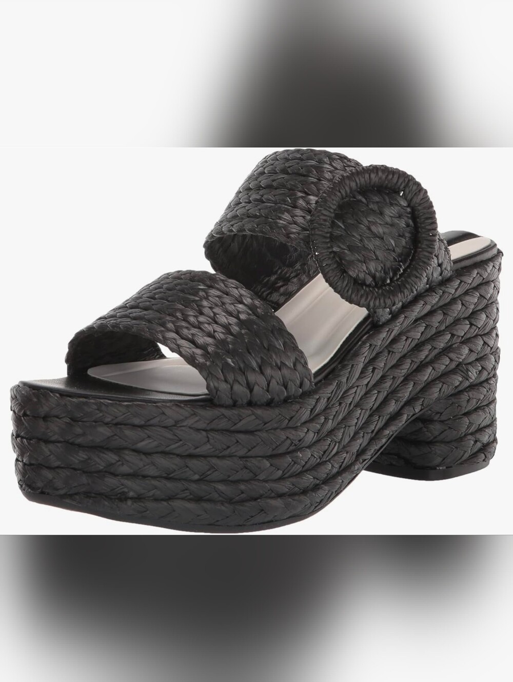 Franco Sarto Costa Raffia Platform Espadrille